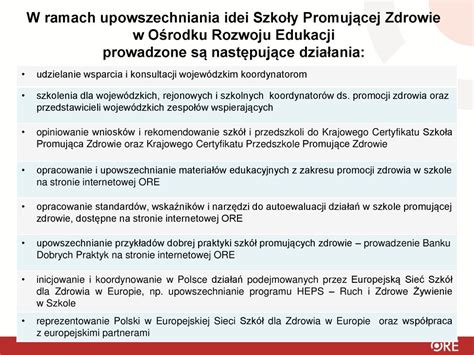 Program Szko A Promuj Ca Zdrowie Ppt Pobierz