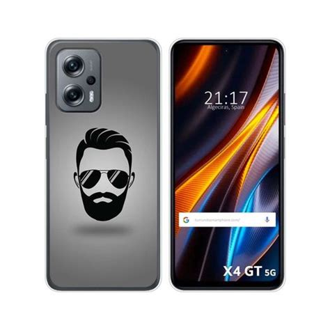 Funda Silicona Para Xiaomi Poco X Gt G Dise O Barba Dibujos Con