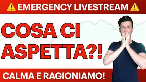 EMERGENCY LIVE UPDATE CHE SUCCEDE BITCOIN ALTCOINS DUMP