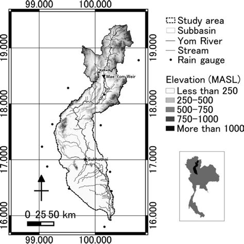 Map of the Chao Phraya River basin, Thailand. | Download Scientific Diagram