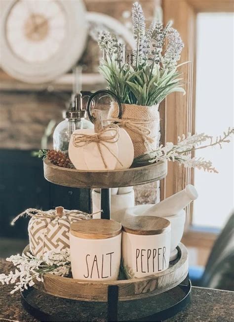 Tiered Tray Fall Decor Ideas Prudent Penny Pincher