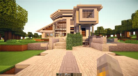 Дома в minecraft с бассейном 80 фото