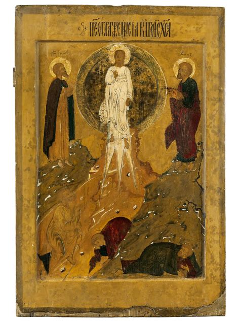 The Transfiguration of Christ from a Festival Tier - The Icon Museum ...