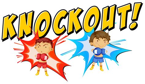 knockout  vector art  vecteezy