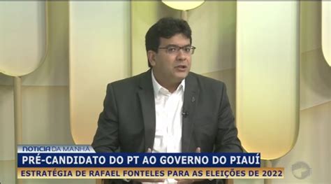 Rafael Fonteles pré candidato a governador fala sobre estratégias