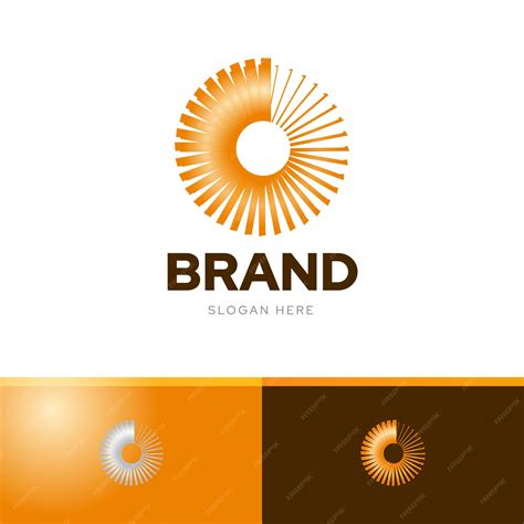 Plantilla De Diseño De Logotipo De Concepto Creativo Abstracto De Sol Vector Marca De Empresa De