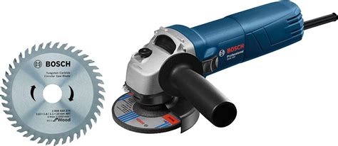 Bosch Gws 600 Professional Angle Grinder With Brush Motor And Guard 670w 100mm M10 Blue