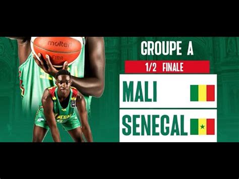 SENEGAL MALI LIVE AFROBASKET U18 MASCULIN PRETORIA 02 Au 14