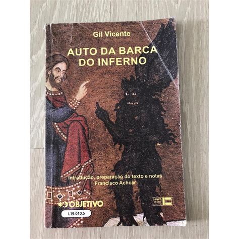 Livro Auto Da Barca Do Inferno Gil Vicente Objetivo Shopee Brasil