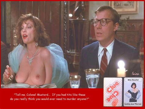 Post 1694072 Clue Fakes Ision Lesley Ann Warren Michael Mckean Miss Scarlet Mr Green