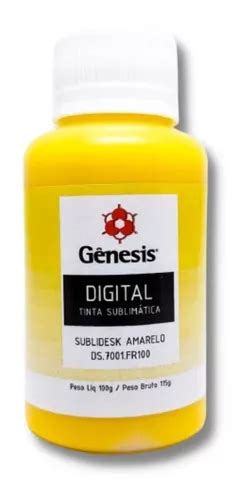 Tinta Sublim Tica Digital G Nesis Ml Yellow Mercadolivre