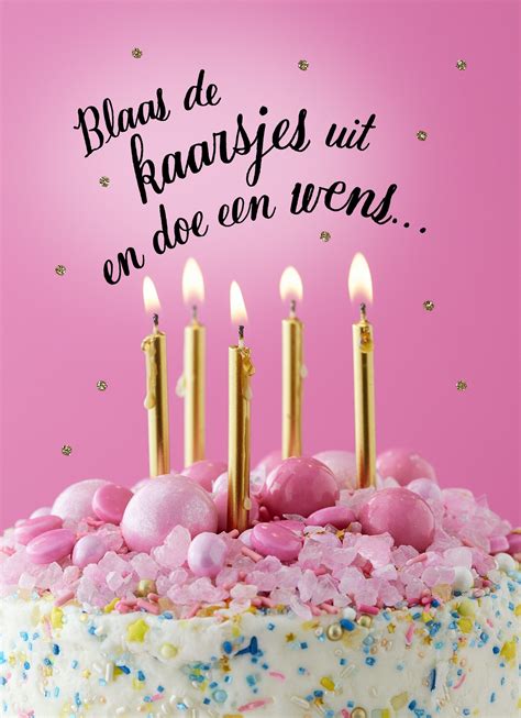 Verjaardag Verjaardagskaart Gefeliciteerd Felicitatie Kaart Images