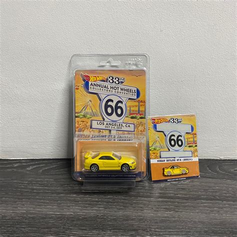 Hot Wheels Nissan Skyline Gt R R Rlc Convention Yellow Hobbies Toys Toys Games On Carousell