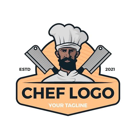 Modelo De Logotipo Do Chef Criativo Vetor Gr Tis