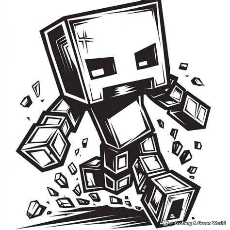 Minecraft Creeper Colouring Pictures Infoupdate Org