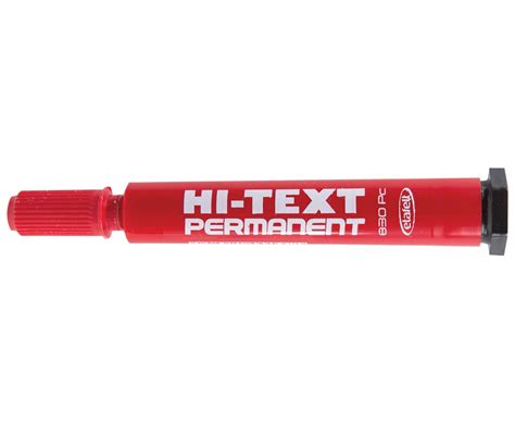 Hi Text Kesik Uçlu Permanent Markör Siyah 830PC Kırtasiye Kulübü