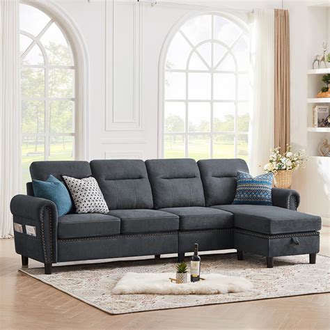 Amazon Jach Reversible Sectional Sleeper Sofa Wide Pull Out