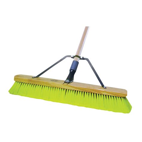 24 Inch JobSite Indoor Outdoor Pushbroom Quickie