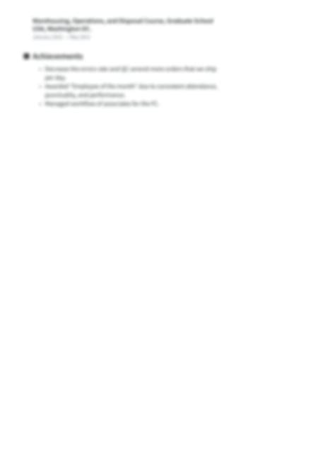 Solution Stockholm Resume Template Simple Studypool