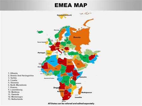 Free Emea Map Emea Map Emea Powerpoint Map Emea Edita - vrogue.co