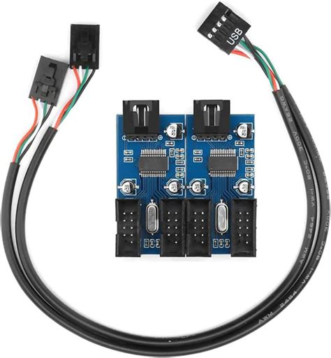 Teckeen Divisor De Cabe Alho Usb De Pinos Placa M E Macho Para