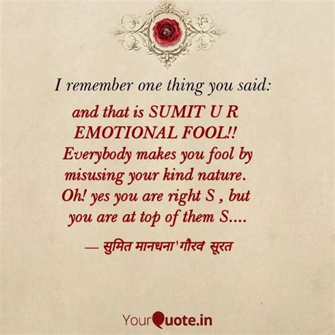 and that is SUMIT U R EM Quotes Writings by Sumit Mandhana द