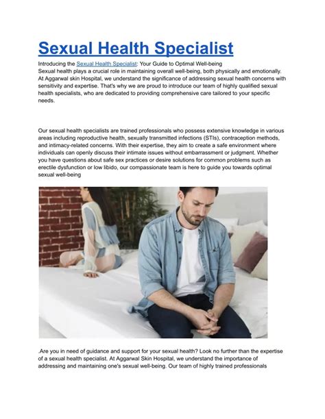 Ppt Sexual Health Specialist Powerpoint Presentation Free Download