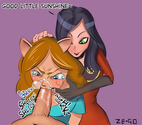 Sunshine LadyX Blowjob By Ze Hentai Foundry