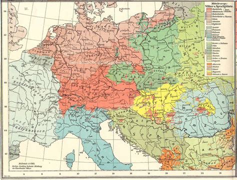 Ethnicity Map Europe