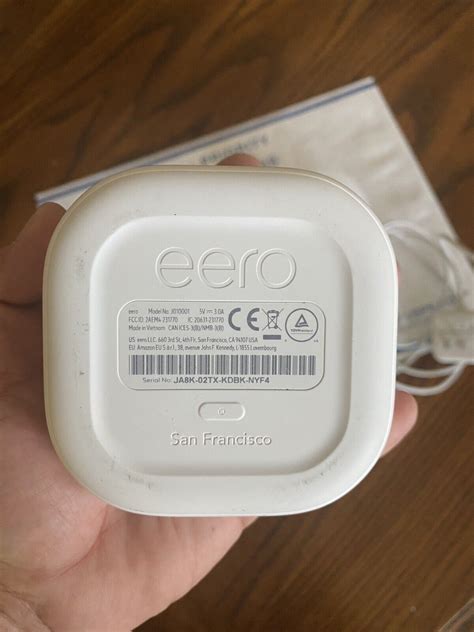 EERO J010001 Dual Band Mesh WIFI Router Signal Extend 3 PK 852582006525