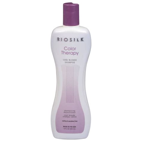 Biosilk Color Therapy Cool Blonde Shampoo Oz Walmart