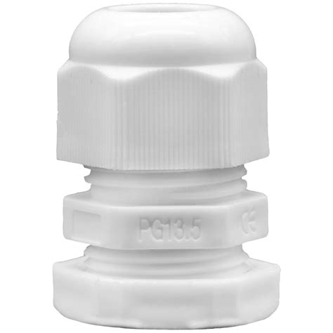 Buy Lantee Pg 135 Cable Gland 20 Pieces White Plastic Nylon