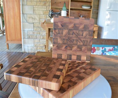 End Grain Cutting Board Butcher Block 3 Steps With Pictures Instructables