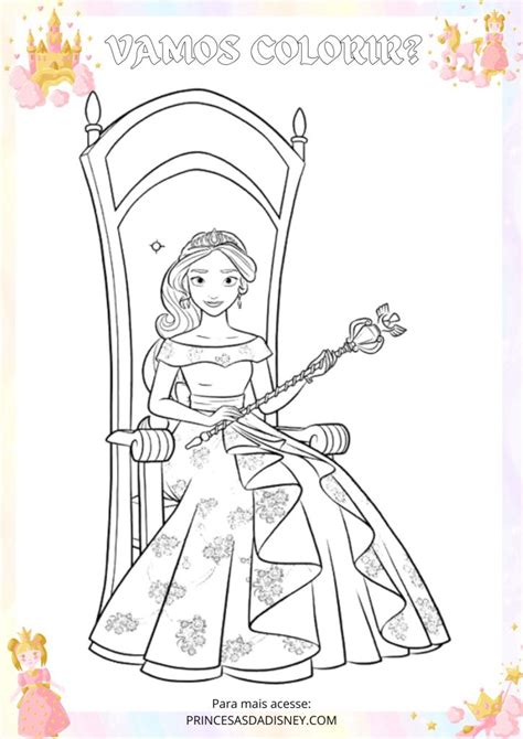 Desenhos Da Elena De Avalor Para Colorir E Imprimir