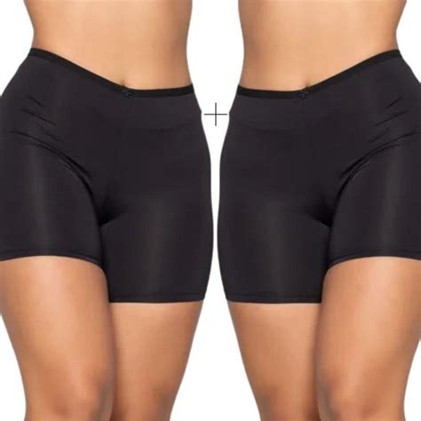 Kit Shorts Bermuda Anagua Segunda Pele P Usar C Roupas Prime Lingerie Short Feminino