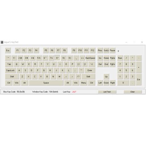 키보드 키 입력 테스트 소프트웨어[Keyboard key test software] : 커스텀키보드 AI서버 PC 제조기업 몬스타기어