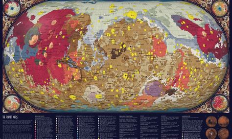 Map Of Mars The Geology Of The Red Planet Visual Capitalist