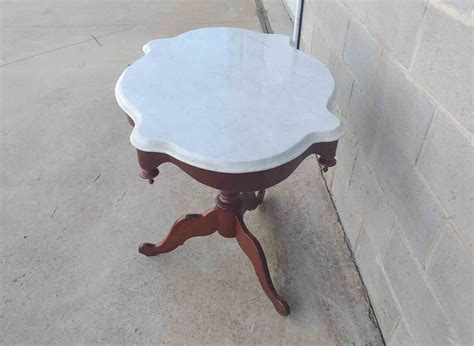 Mesa Auxiliar Antigua Estilo Ingl S Victoriano Mueble Mesa Velador