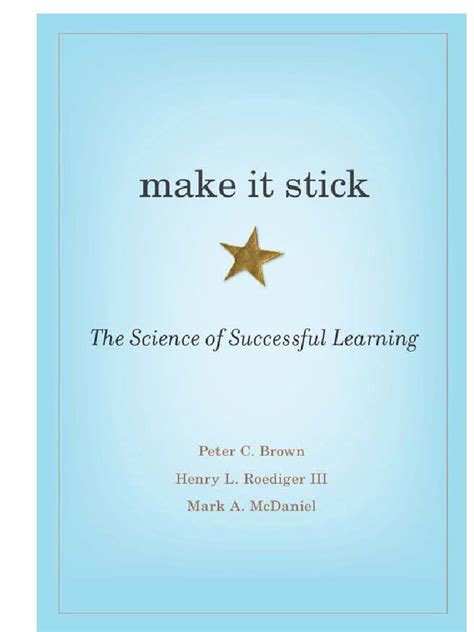 Make It Stick | PDF
