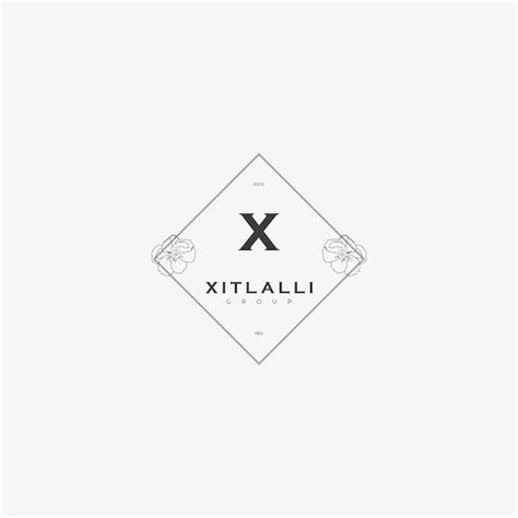 Logo De Lettre X Avec Concept Floral Cr Atif Pour L Immobilier De