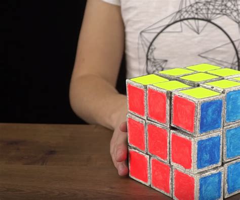 How To Make Giant Paper Rubik S Cube 7 Steps With Pictures