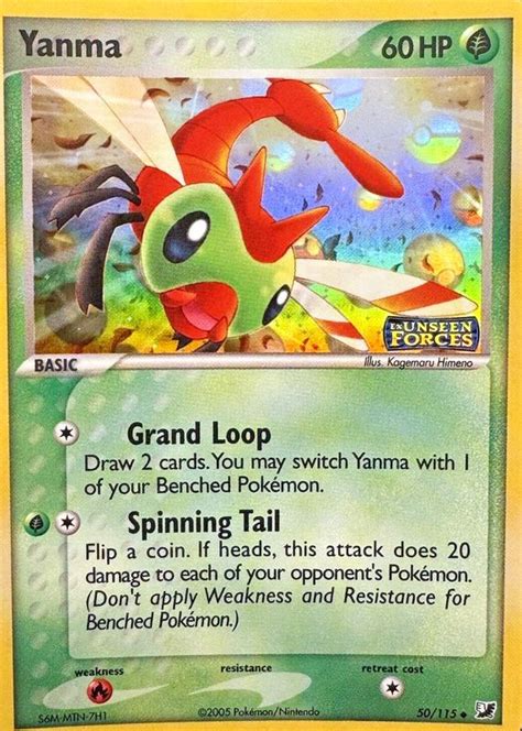 Yanma 2005 EX Unseen Forces 050 115 Reverse Holo PSA 10 Price Guide