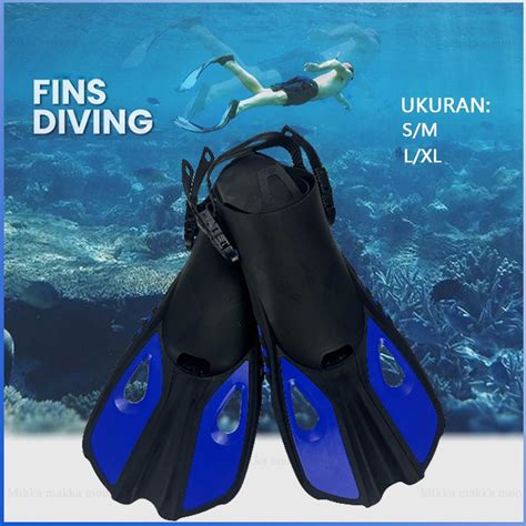 Jual Kaki Katak Kaki Selam Diving Fin Alat Snorkling Fins Elastis