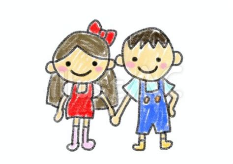 男の子と女の子イラスト No 2373610／無料イラスト フリー素材なら「イラストac」