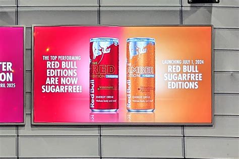 Red Bull Is Launching Sugar Free Red Edition And Amber Edition