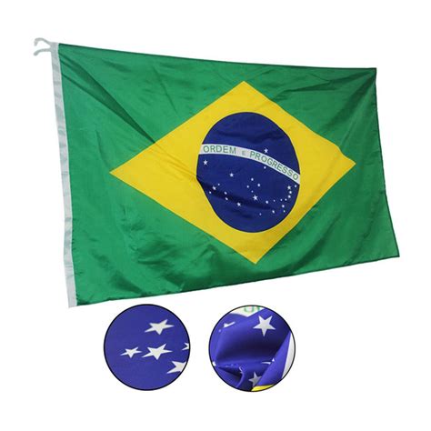 Bandeira Do Brasil Bember Cm X Cm Apollo Festas