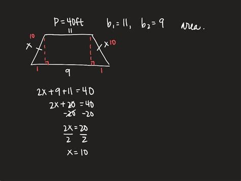 Perimeter Of A Trapezoid