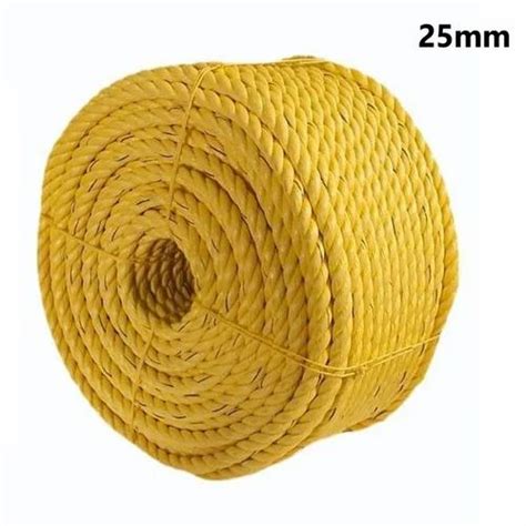 Yellow 25mm Nylon Polypropylene Rope For Rappelling At Rs 136 Kg In Latur