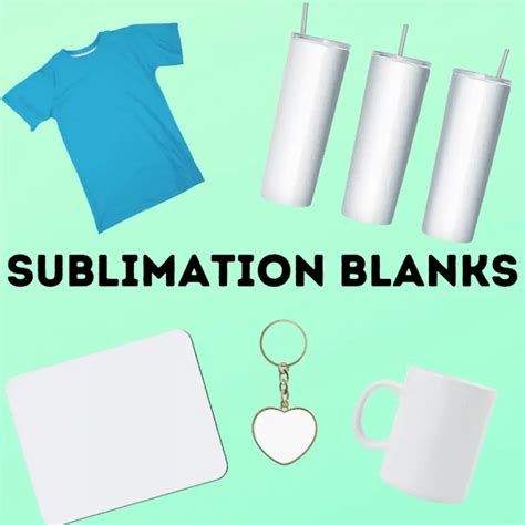 Guide To Sublimation Blanks Craft Ily