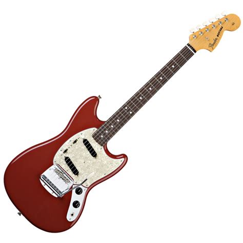 Disc Fender Mustang Electric Guitar Dakota Red Gear Music